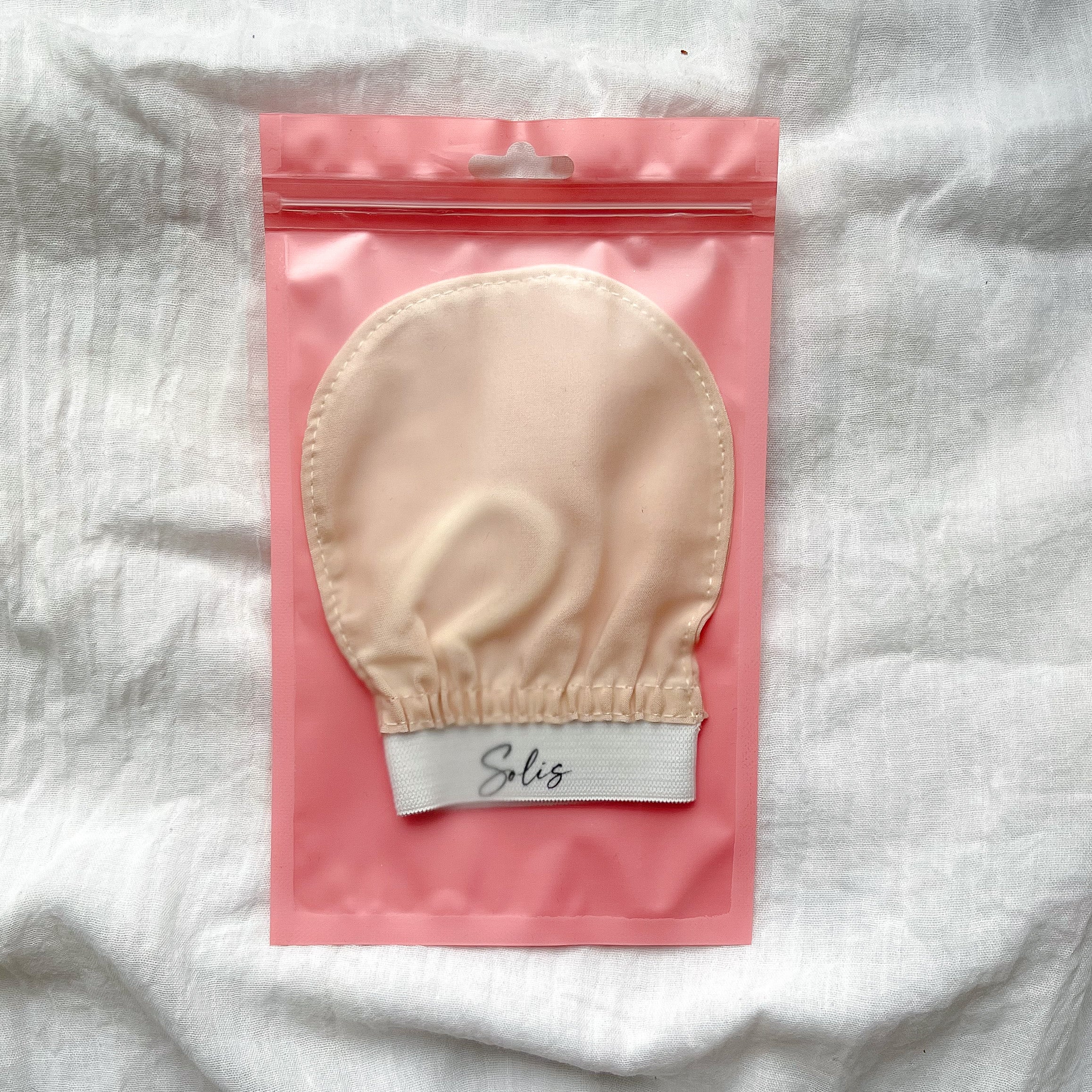 PRECOMMANDE Serviettes en soie - Visage – Solis Skincare - spécialiste du  gant exfoliant en soie